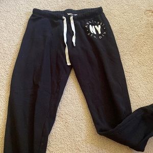 Black AeroPostale Large Sweatpants